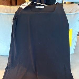 New black sleeveless Joseph Ribkoff tunic